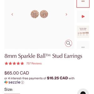 Hilberg and Berk 8mm Earrings